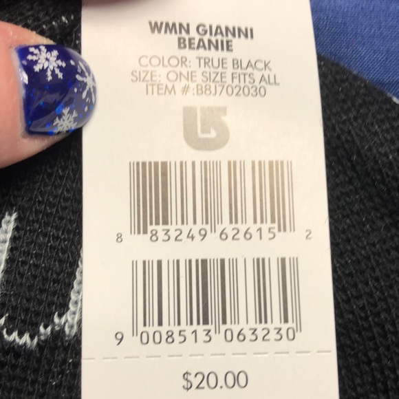 BNWT True Black Burton Women’s Gianni Beanie - Picture 3 of 7